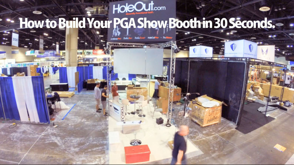 How to Build Your PGA Show Booth in 30 Seconds!
